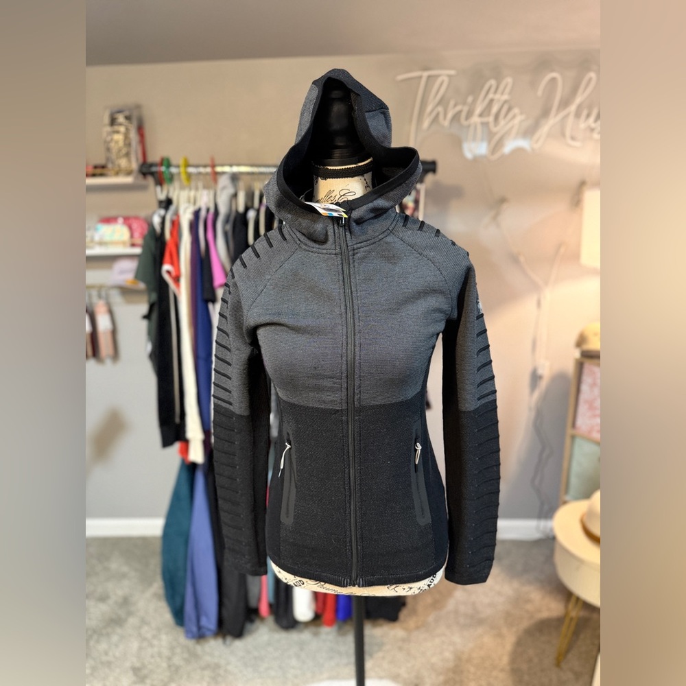 NWT Smartwool Women's Intraknit Merino Wool Fleece Full Zip Hoodie (Regular Fit) - Picture 6 of 13